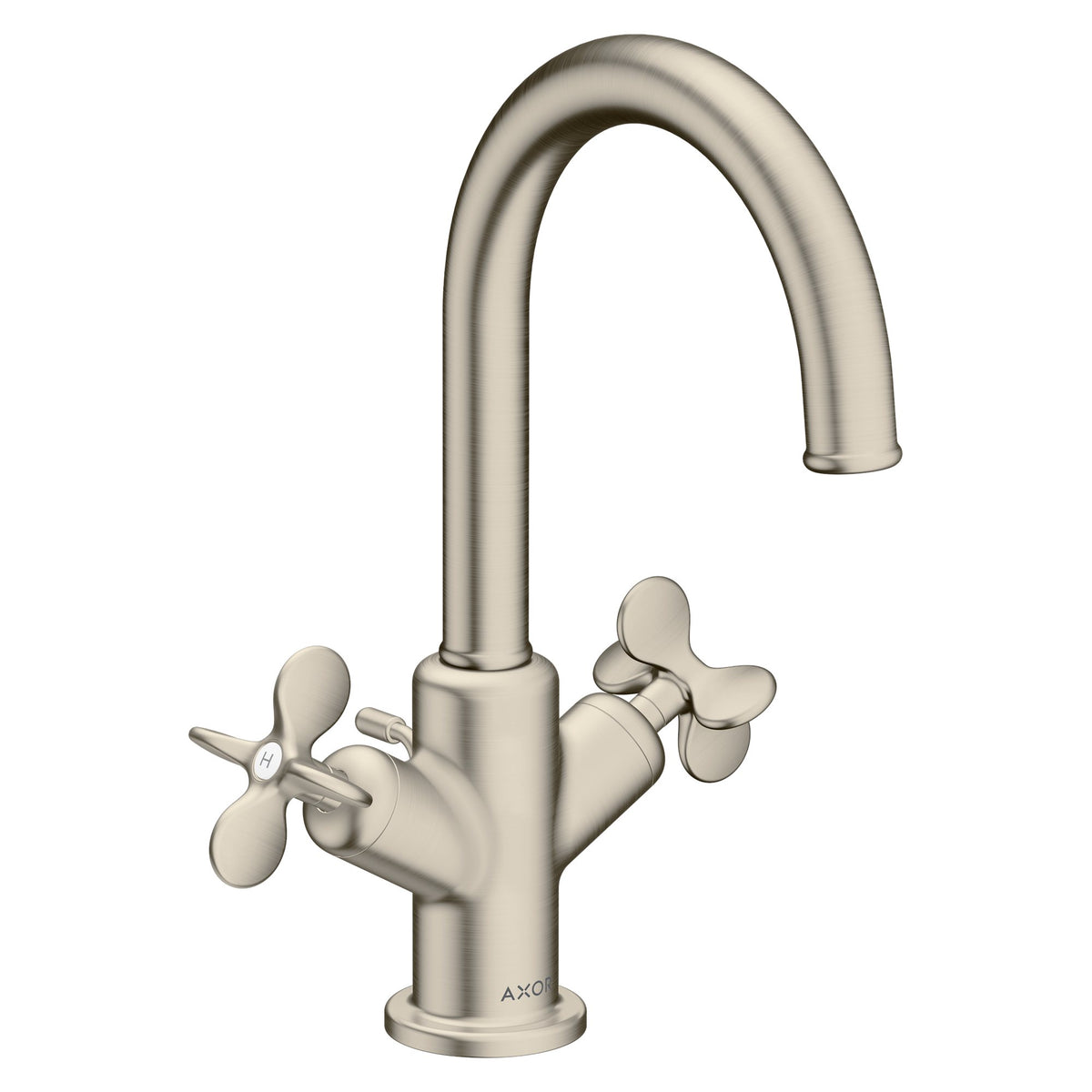 AXOR-Archivio-2-handle-basin-mixer-170-with-cross-handles-and-pop-up-waste-set-Brushed-Nickel-34015820