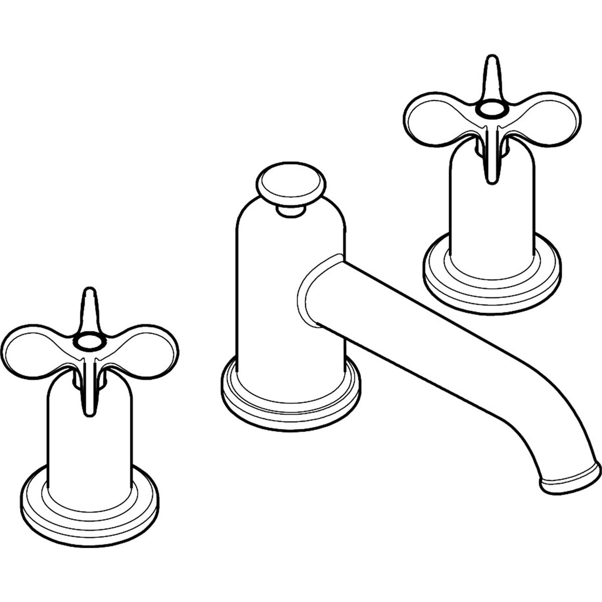 AXOR-Archivio-3-hole-basin-mixer-30-with-cross-handles-and-pop-up-waste-set-34024-technical-03