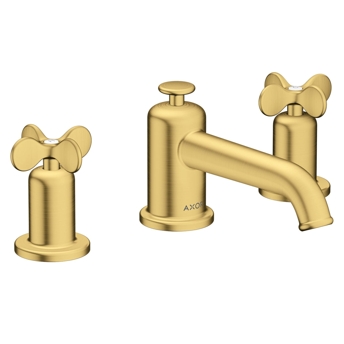 AXOR-Archivio-3-hole-basin-mixer-30-with-cross-handles-and-pop-up-waste-set-Brushed-Gold-Optic-34024250