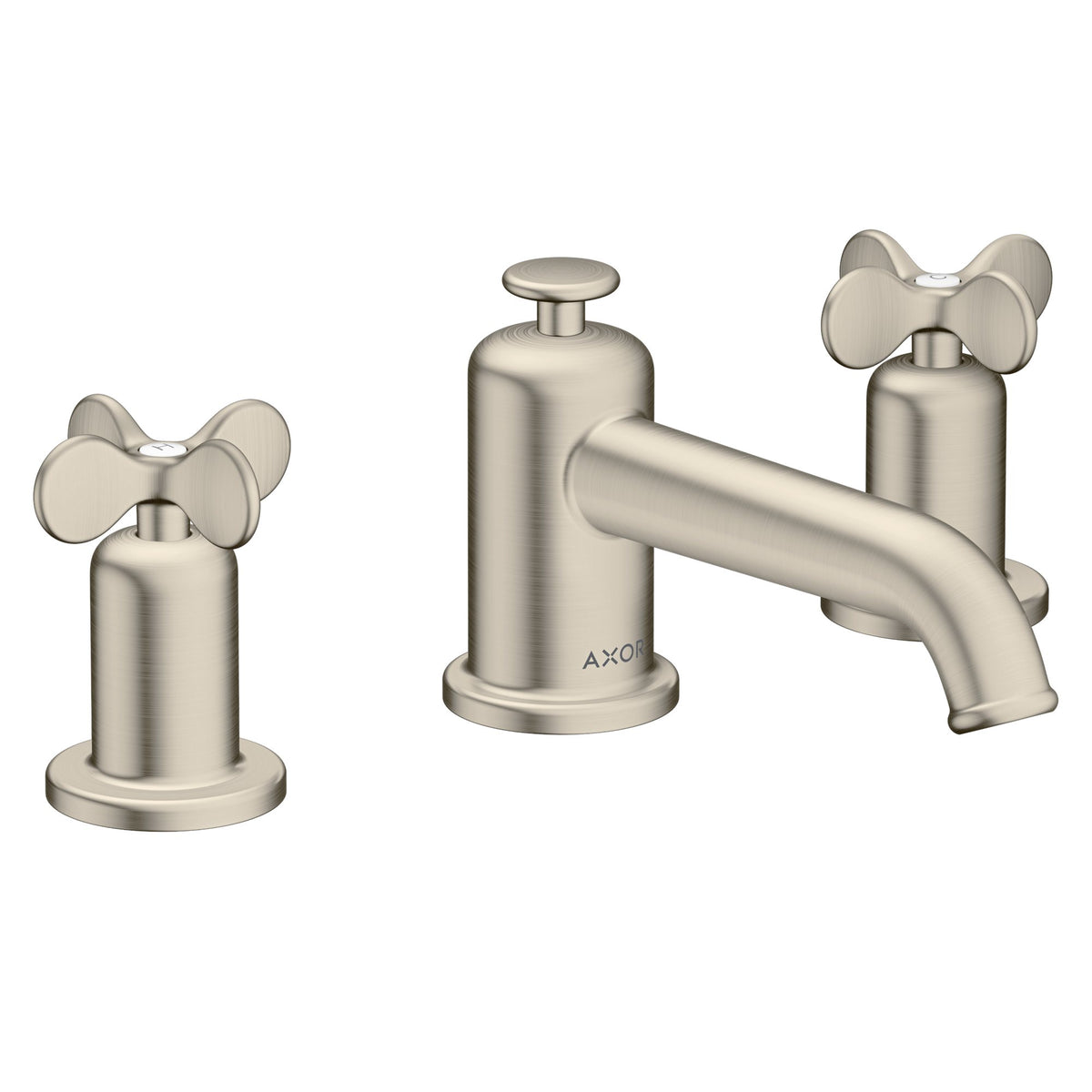 AXOR-Archivio-3-hole-basin-mixer-30-with-cross-handles-and-pop-up-waste-set-Brushed-Nickel-34024820