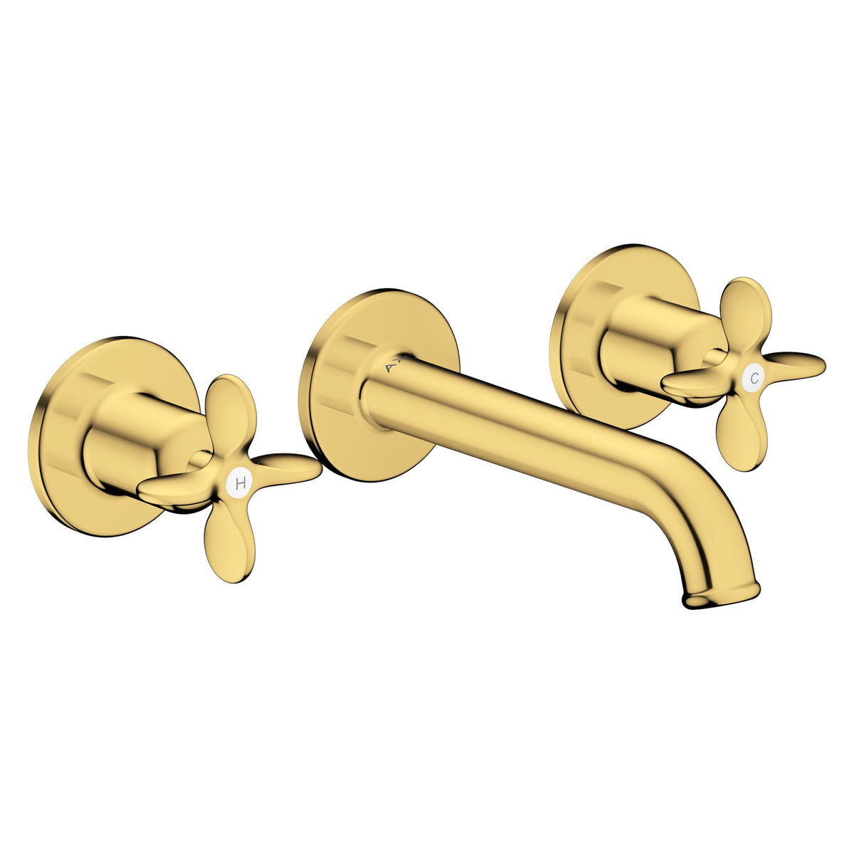 AXOR-Archivio-3-hole-basin-mixer-for-concealed-installation-wall-mounted-with-spout-160-mm-and-cross-handles-Polished-Gold-Optic-34033990