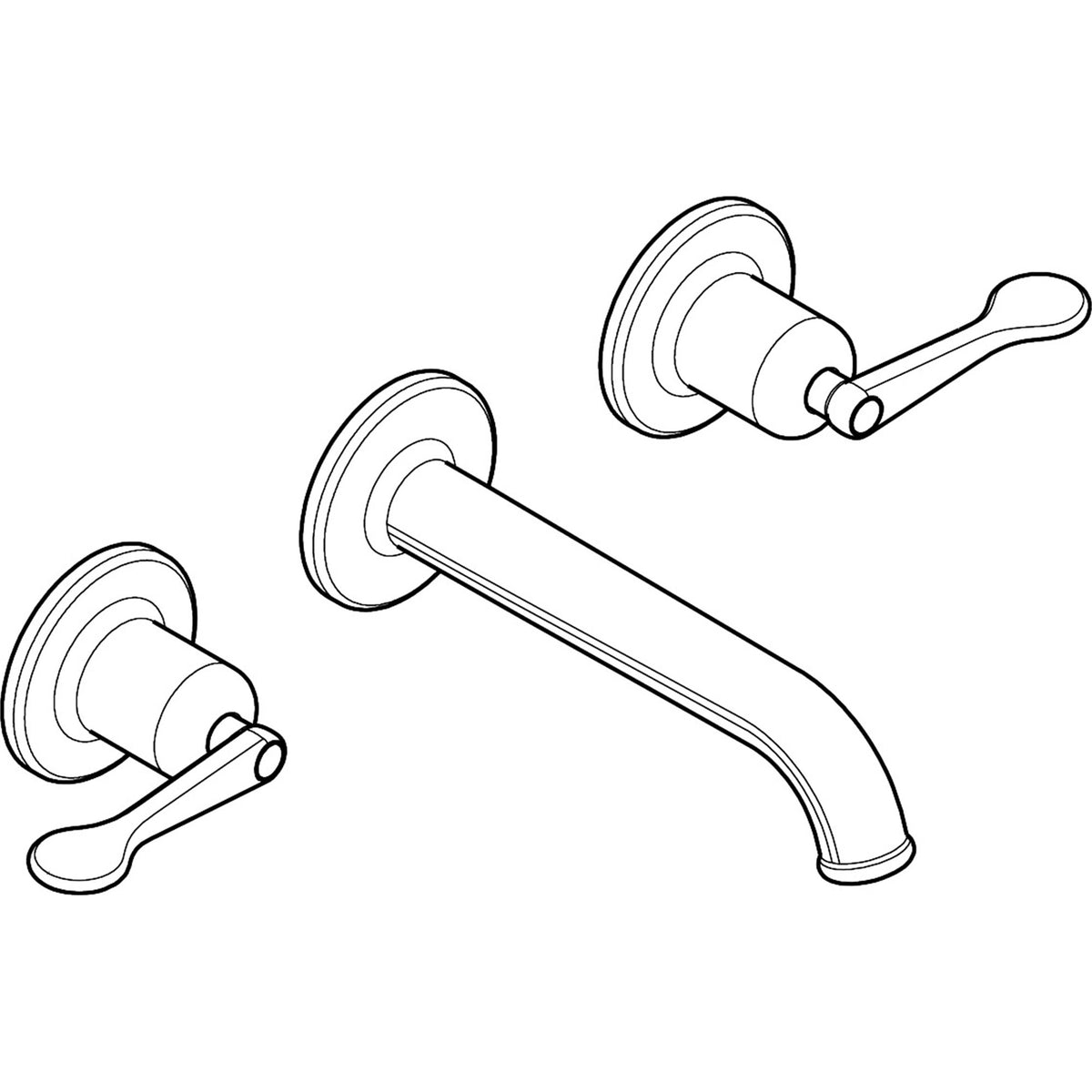 AXOR-Archivio-3-hole-basin-mixer-for-concealed-installation-wall-mounted-with-spout-160-mm-and-lever-handles-34034-technical-03