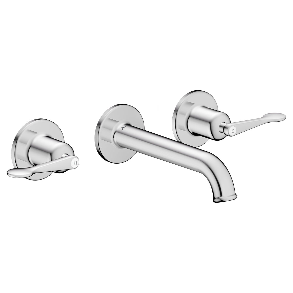 AXOR-Archivio-3-hole-basin-mixer-for-concealed-installation-wall-mounted-with-spout-160-mm-and-lever-handles-Chrome-34034000