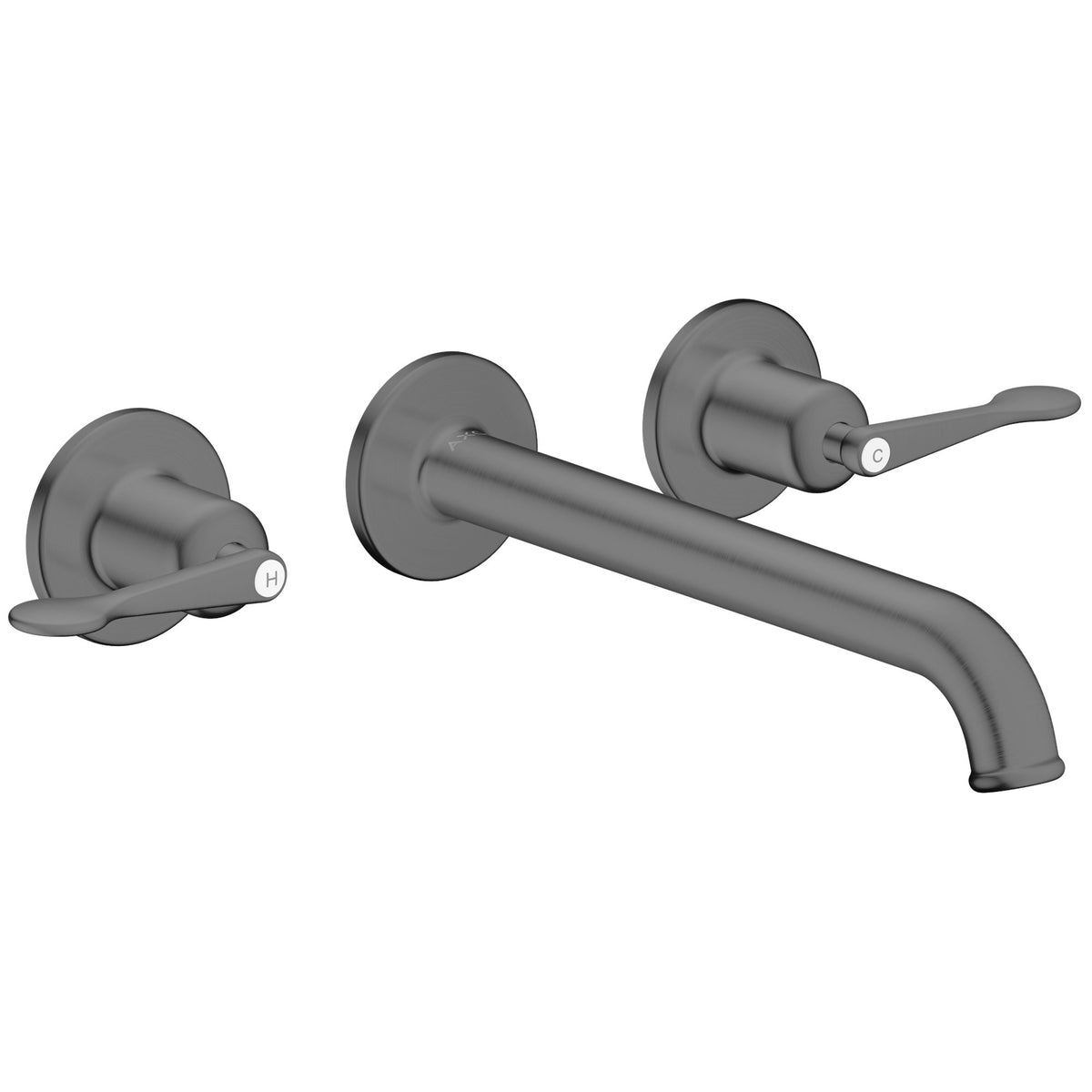 AXOR-Archivio-3-hole-basin-mixer-for-concealed-installation-wall-mounted-with-spout-220-mm-and-lever-handles-Brushed-Black-Chrome-34037340