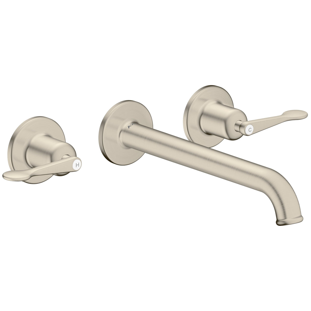 AXOR-Archivio-3-hole-basin-mixer-for-concealed-installation-wall-mounted-with-spout-220-mm-and-lever-handles-Brushed-Nickel-34037820