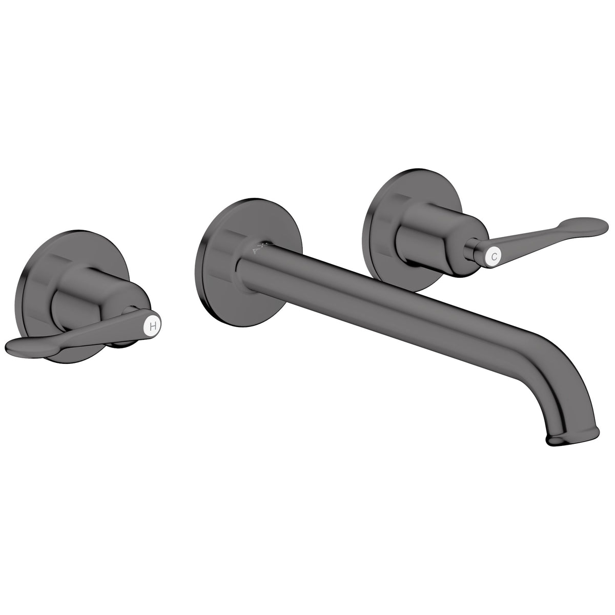 AXOR-Archivio-3-hole-basin-mixer-for-concealed-installation-wall-mounted-with-spout-220-mm-and-lever-handles-Polished-Black-Chrome-34037330