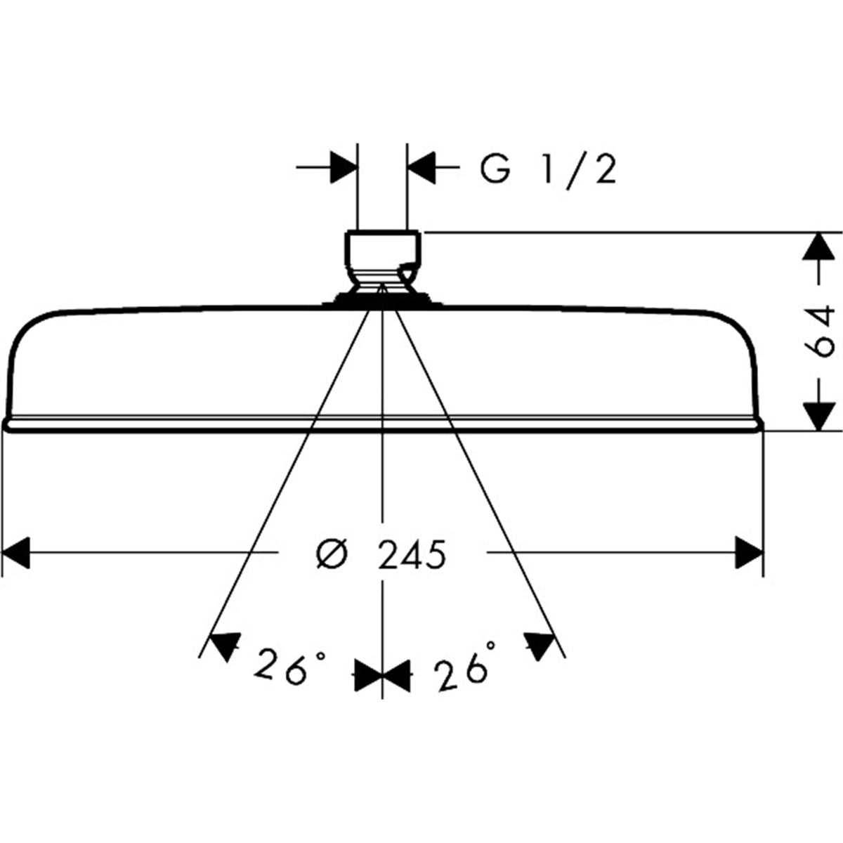 AXOR-Archivio-Overhead-shower-240-1jet-34053-technical-01