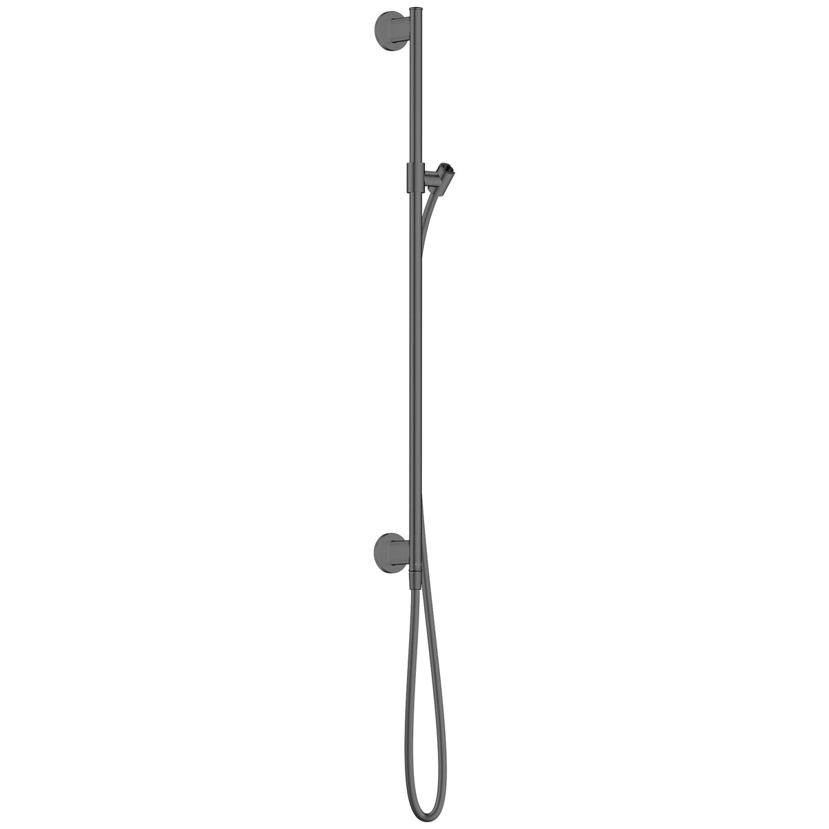 AXOR-Archivio-Shower-bar-0-90-m-with-wall-connection-and-shower-hose-1-60-m-Brushed-Black-Chrome-34066340
