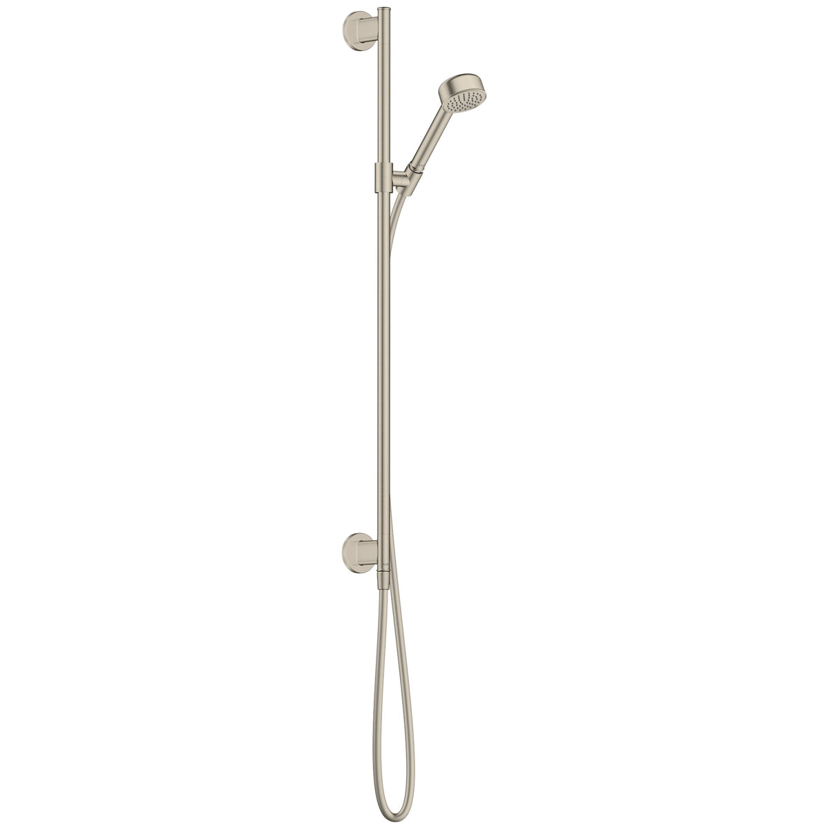 AXOR-Archivio-Shower-set-85-1jet-EcoSmart-with-wall-connection-Brushed-Nickel-34064820