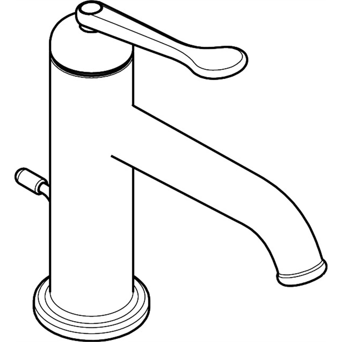 AXOR-Archivio-Single-lever-basin-mixer-90-CoolStart-with-pop-up-waste-set-34002-technical-03