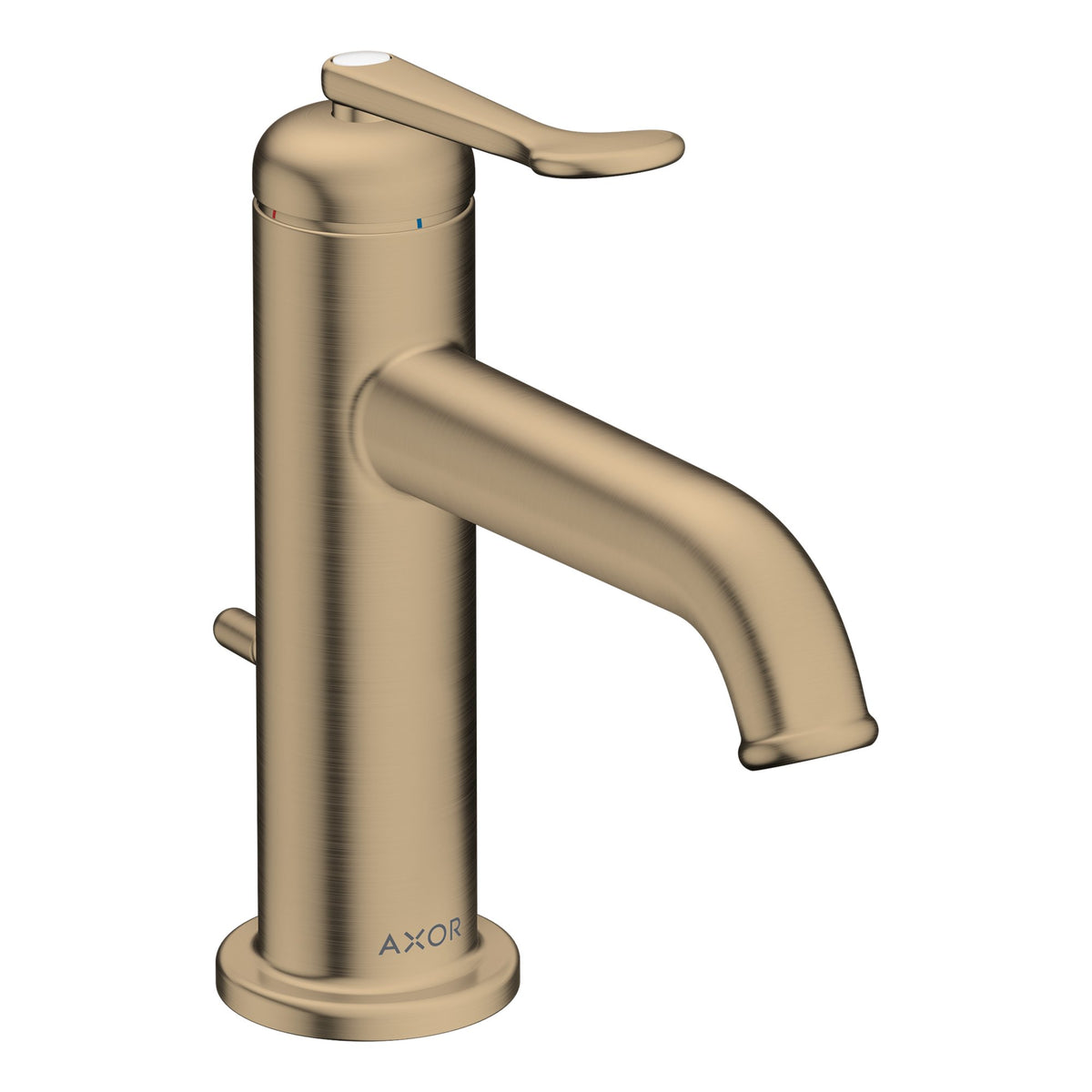 AXOR-Archivio-Single-lever-basin-mixer-90-CoolStart-with-pop-up-waste-set-Brushed-Bronze-34002140