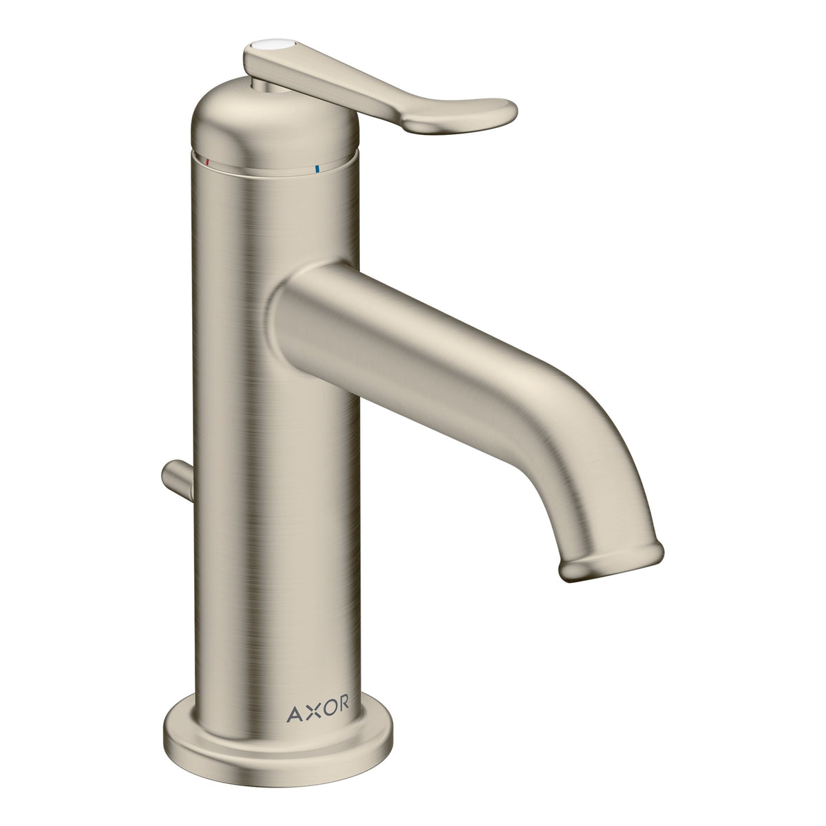 AXOR-Archivio-Single-lever-basin-mixer-90-CoolStart-with-pop-up-waste-set-Brushed-Nickel-34002820