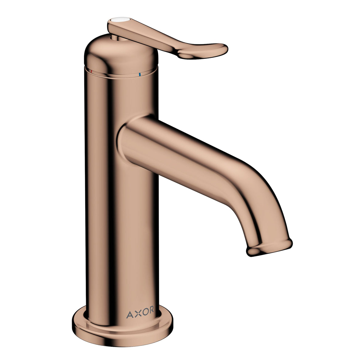 AXOR-Archivio-Single-lever-basin-mixer-90-CoolStart-with-waste-set-Polished-Red-Gold-34005300