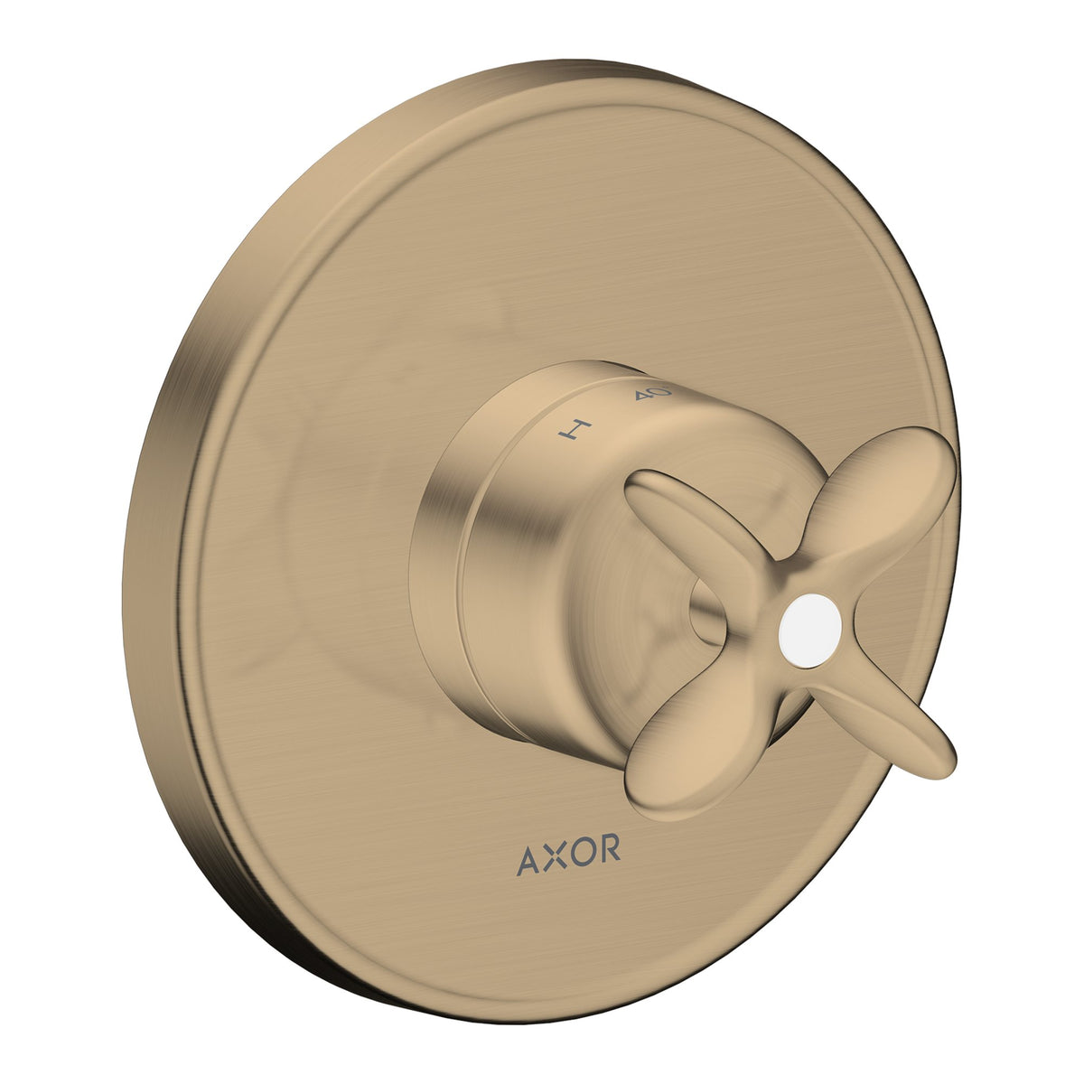 AXOR-Archivio-Thermostat-for-concealed-installation-with-cross-handle-Brushed-Bronze-34150140