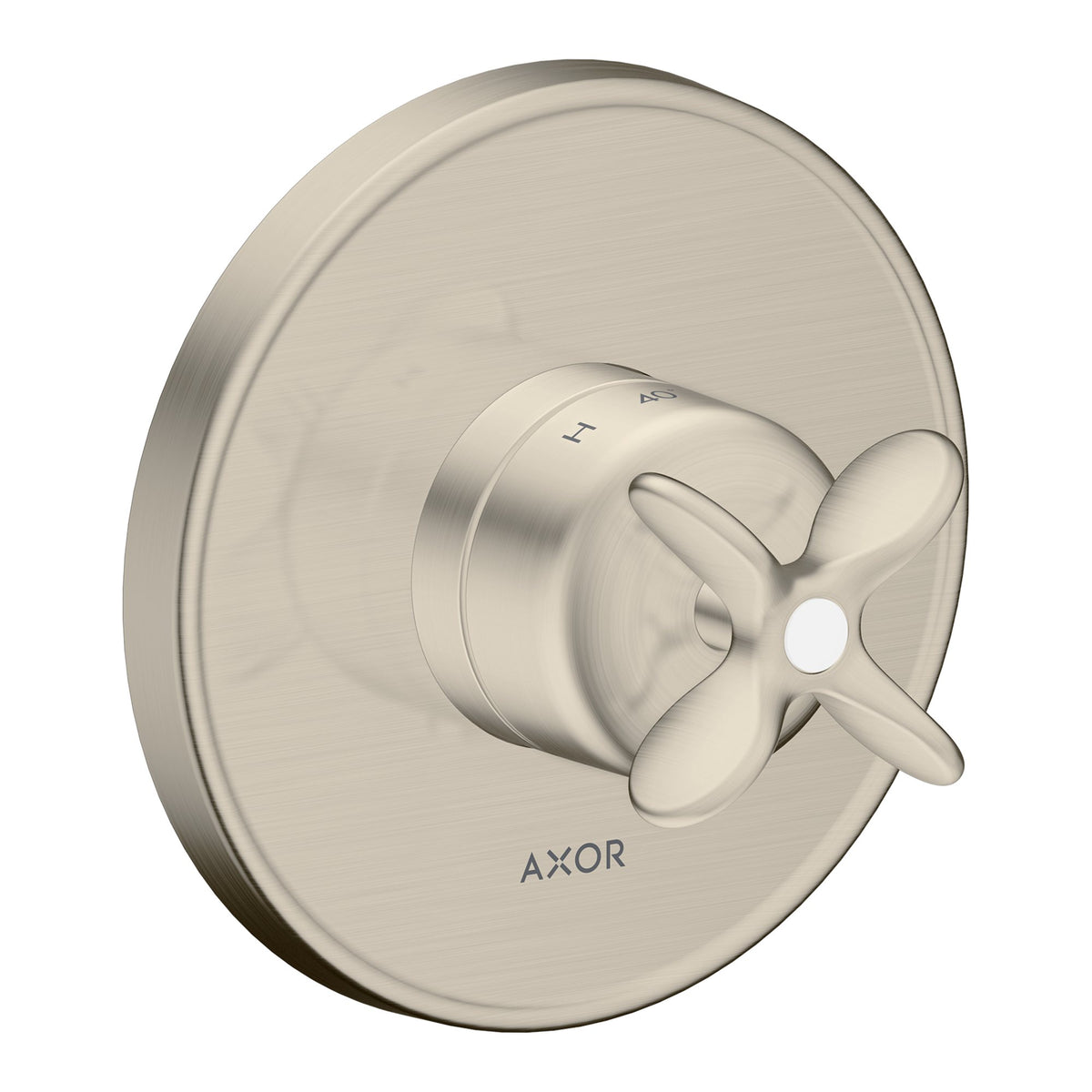 AXOR-Archivio-Thermostat-for-concealed-installation-with-cross-handle-Brushed-Nickel-34150820