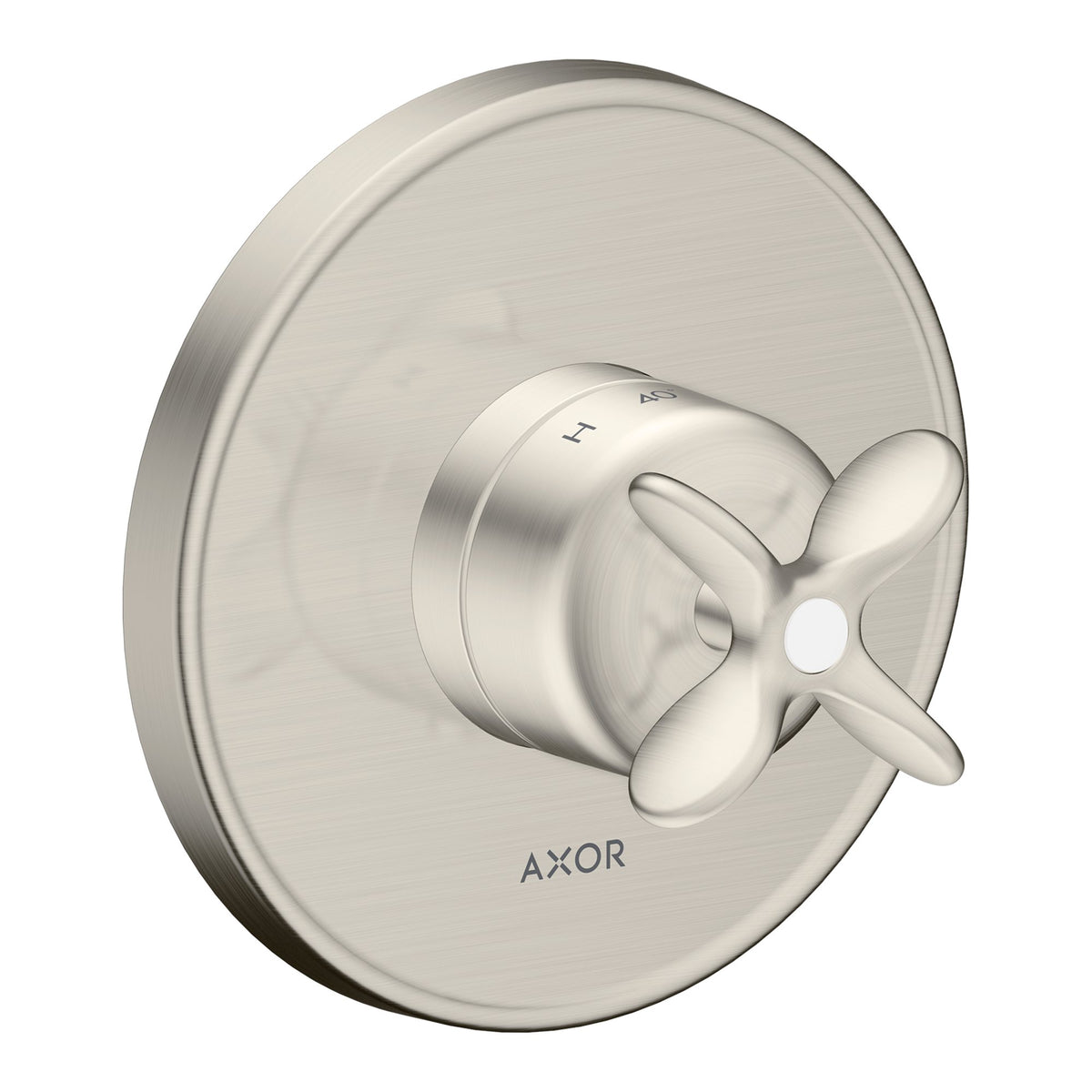 AXOR-Archivio-Thermostat-for-concealed-installation-with-cross-handle-Stainless-Steel-Optic-34150800