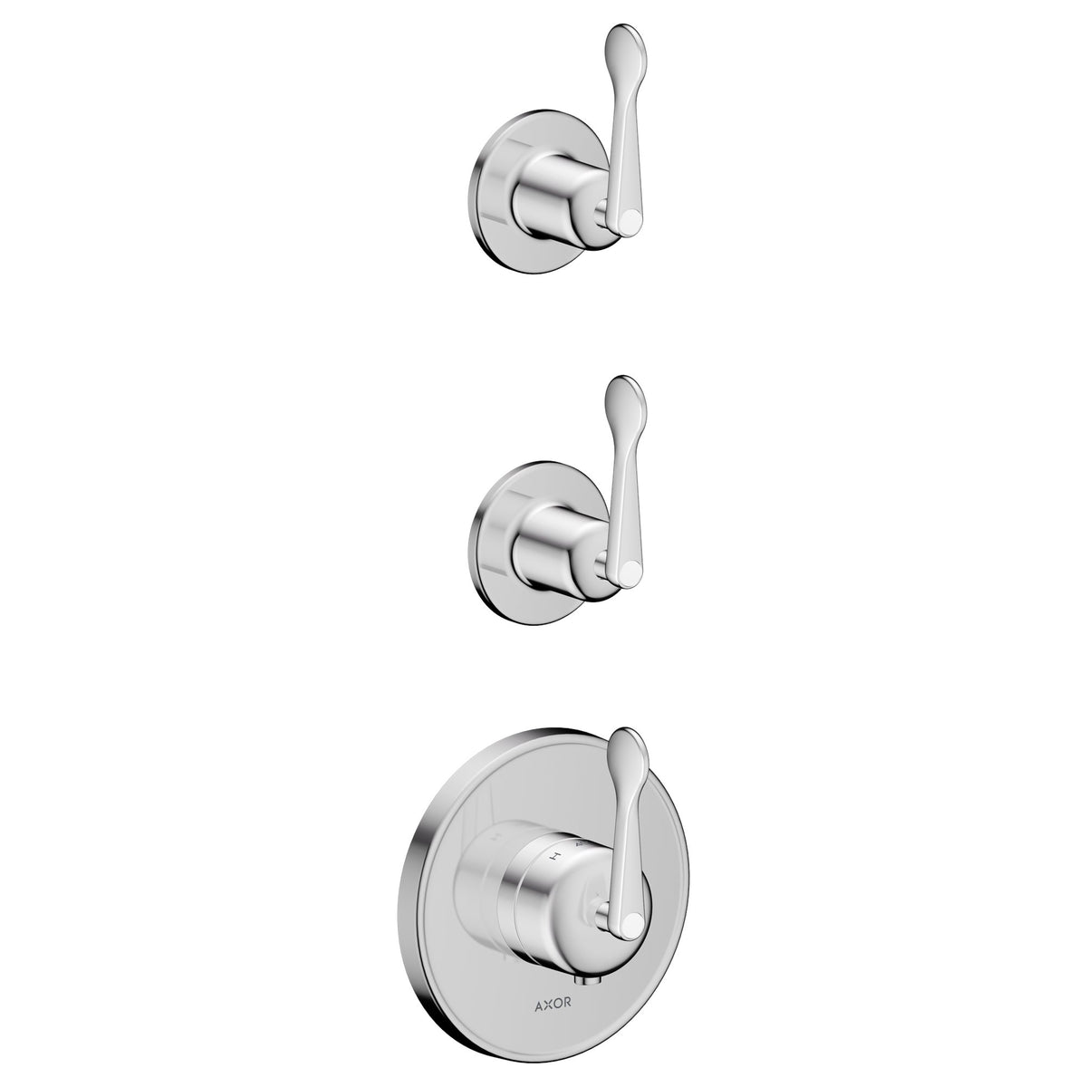 AXOR-Archivio-Thermostatic-module-for-concealed-installation-for-2-functions-with-lever-handles-Chrome-34143000
