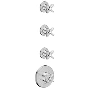 AXOR-Archivio-Thermostatic-module-for-concealed-installation-for-3-functions-with-cross-handles-Chrome-34146000