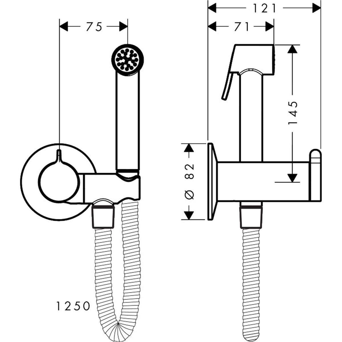 AXOR-Bidette-Showers-Bidette-hand-shower-1jet-round-for-mixed-water-with-shower-holder-and-shower-hose-1-25-m-29242-technical-02