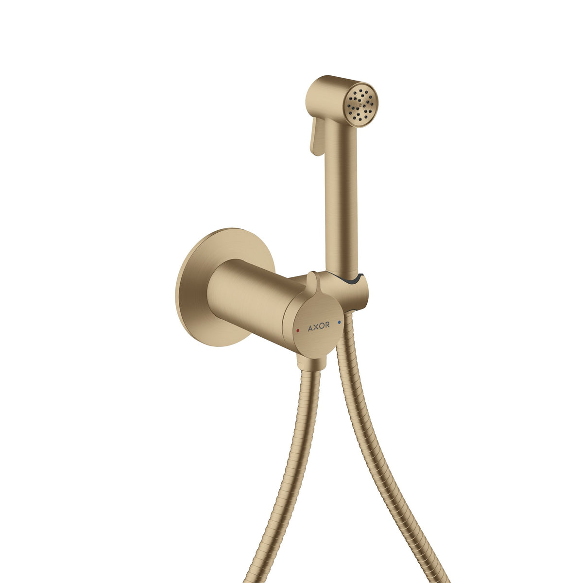 AXOR-Bidette-Showers-Bidette-hand-shower-1jet-round-for-mixed-water-with-shower-holder-and-shower-hose-1-25-m-Brushed-Bronze-29242140