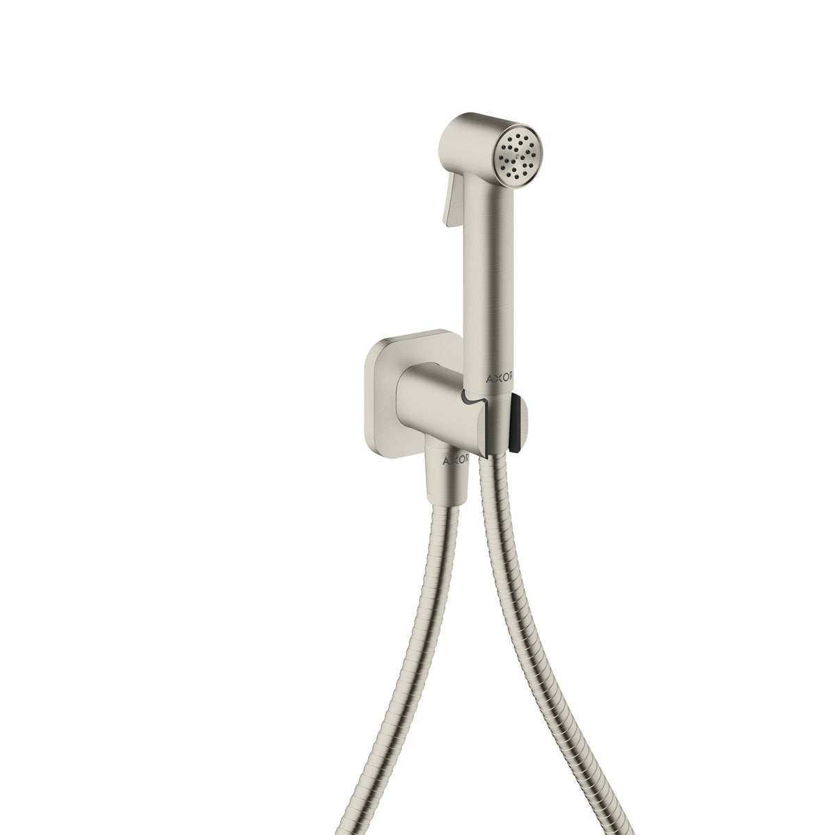 AXOR-Bidette-Showers-Bidette-hand-shower-1jet-softsquare-for-cold-water-with-shower-holder-and-shower-hose-1-25-m-Stainless-Steel-Optic-29241800