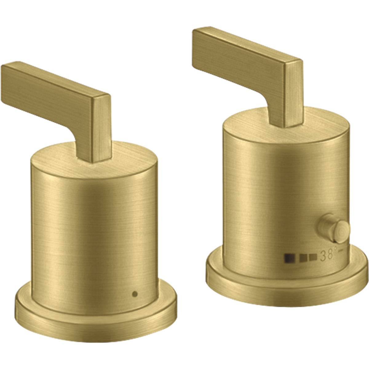 AXOR-Citterio-2-hole-rim-mounted-thermostatic-bath-mixer-with-lever-handles-Brushed-Brass-39482950