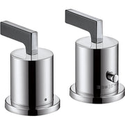 AXOR-Citterio-2-hole-rim-mounted-thermostatic-bath-mixer-with-lever-handles-Chrome-39482000