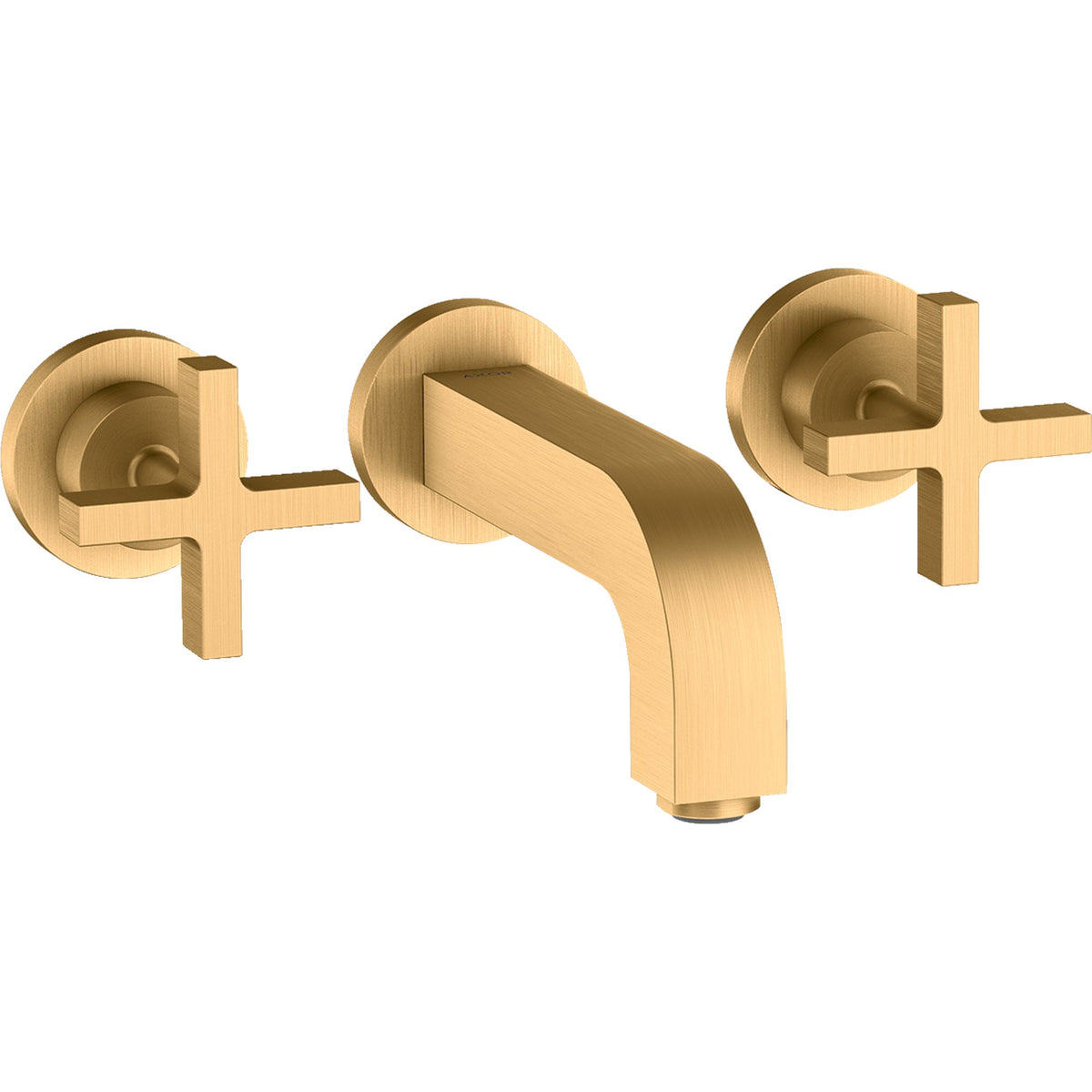 AXOR-Citterio-3-hole-basin-mixer-for-concealed-installation-wall-mounted-with-spout-162-mm-cross-handles-and-escutcheons-Brushed-Brass-39313950