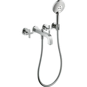 AXOR-Citterio-3-hole-bath-mixer-for-concealed-installation-wall-mounted-with-cross-handles-and-escutcheons-Chrome-39447000