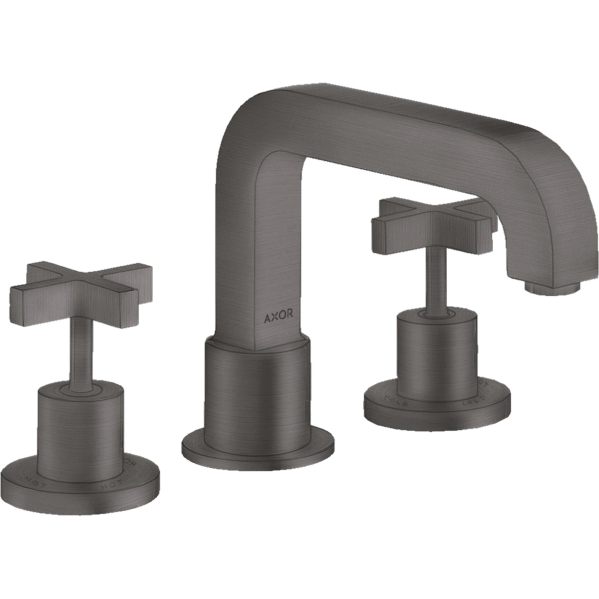 AXOR-Citterio-3-hole-rim-mounted-bath-mixer-with-cross-handles-Brushed-Black-Chrome-39436340