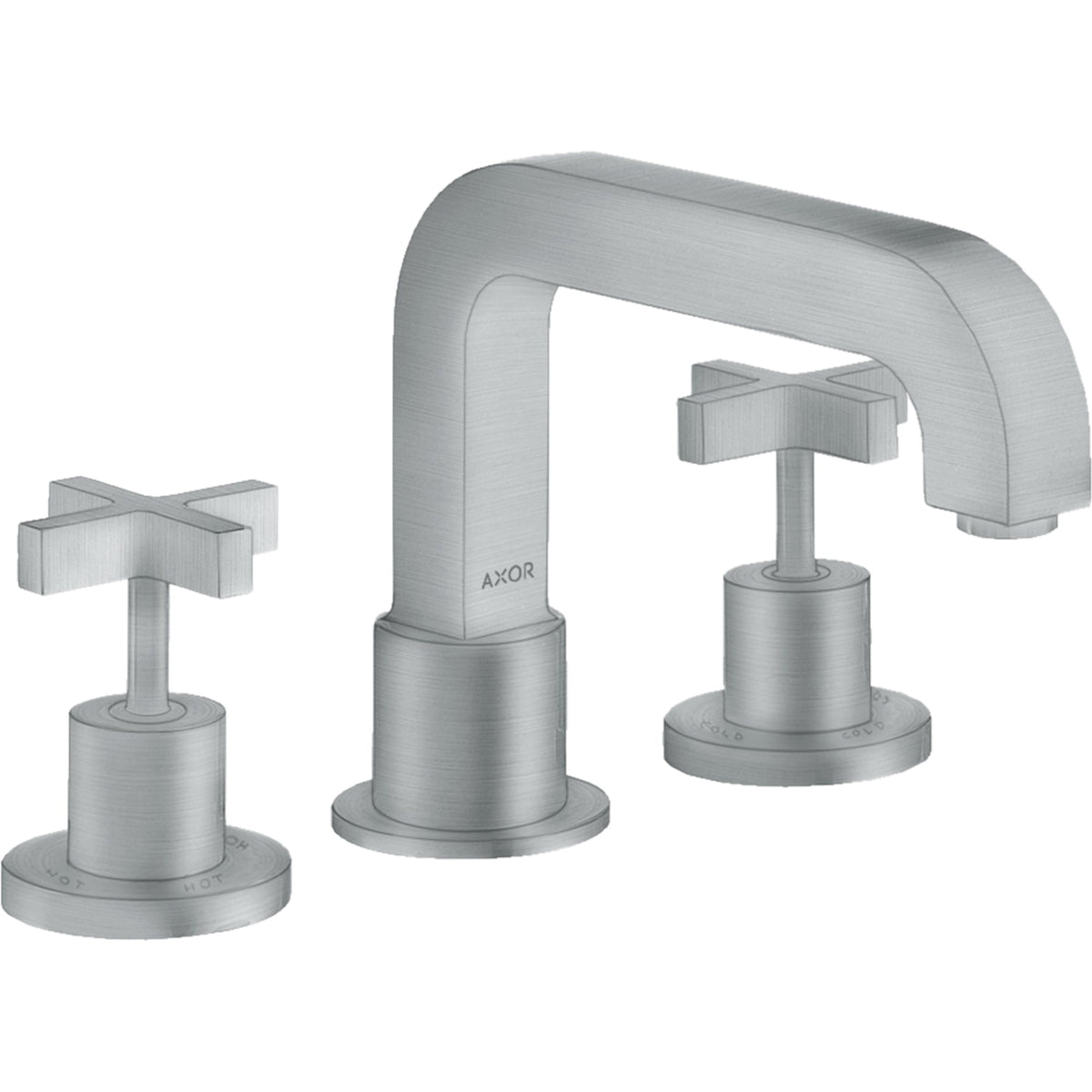 AXOR-Citterio-3-hole-rim-mounted-bath-mixer-with-cross-handles-Brushed-Chrome-39436260