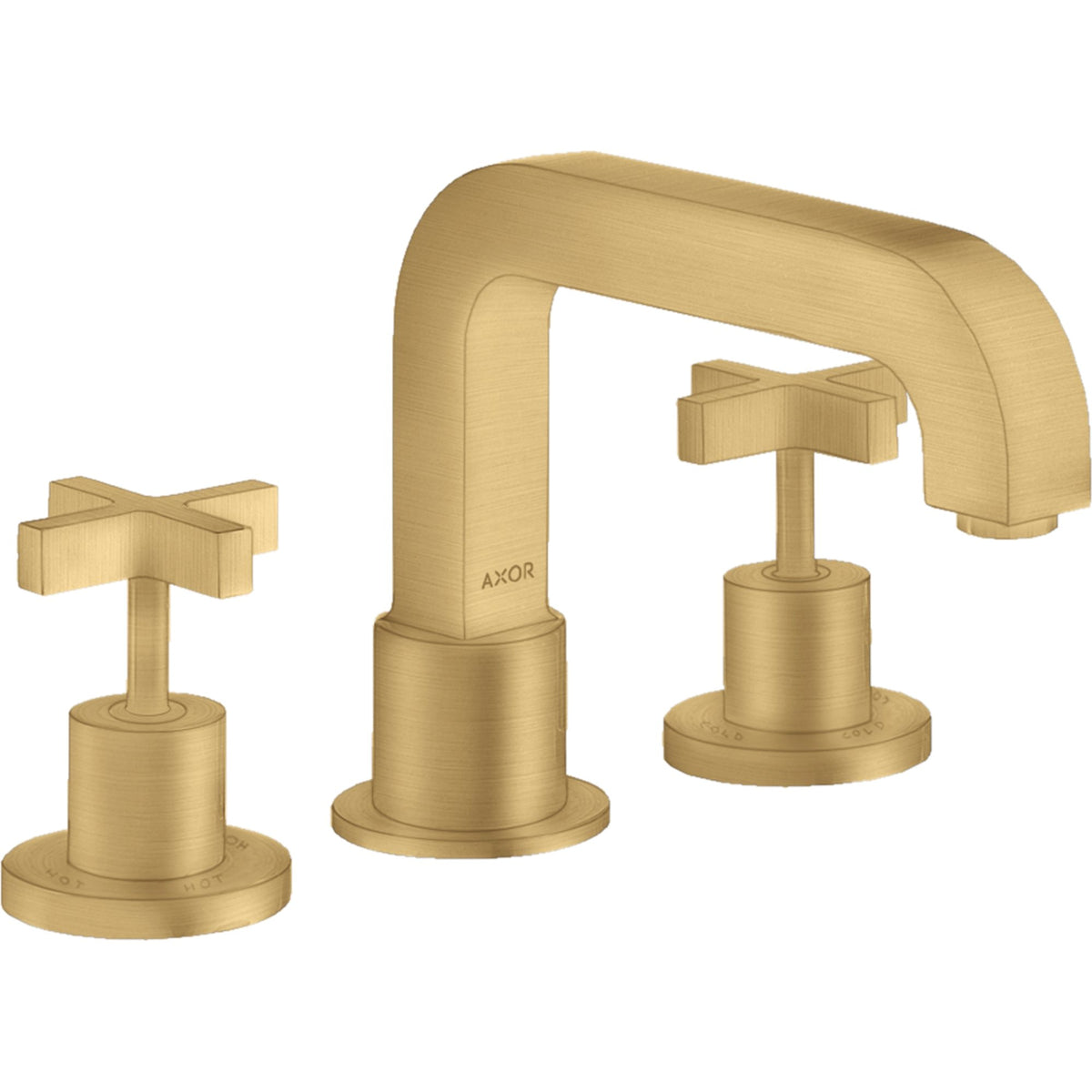 AXOR-Citterio-3-hole-rim-mounted-bath-mixer-with-cross-handles-Brushed-Gold-Optic-39436250