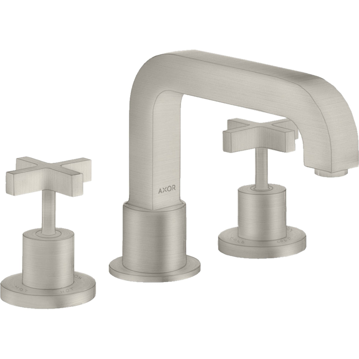 AXOR-Citterio-3-hole-rim-mounted-bath-mixer-with-cross-handles-Stainless-Steel-Optic-39436800