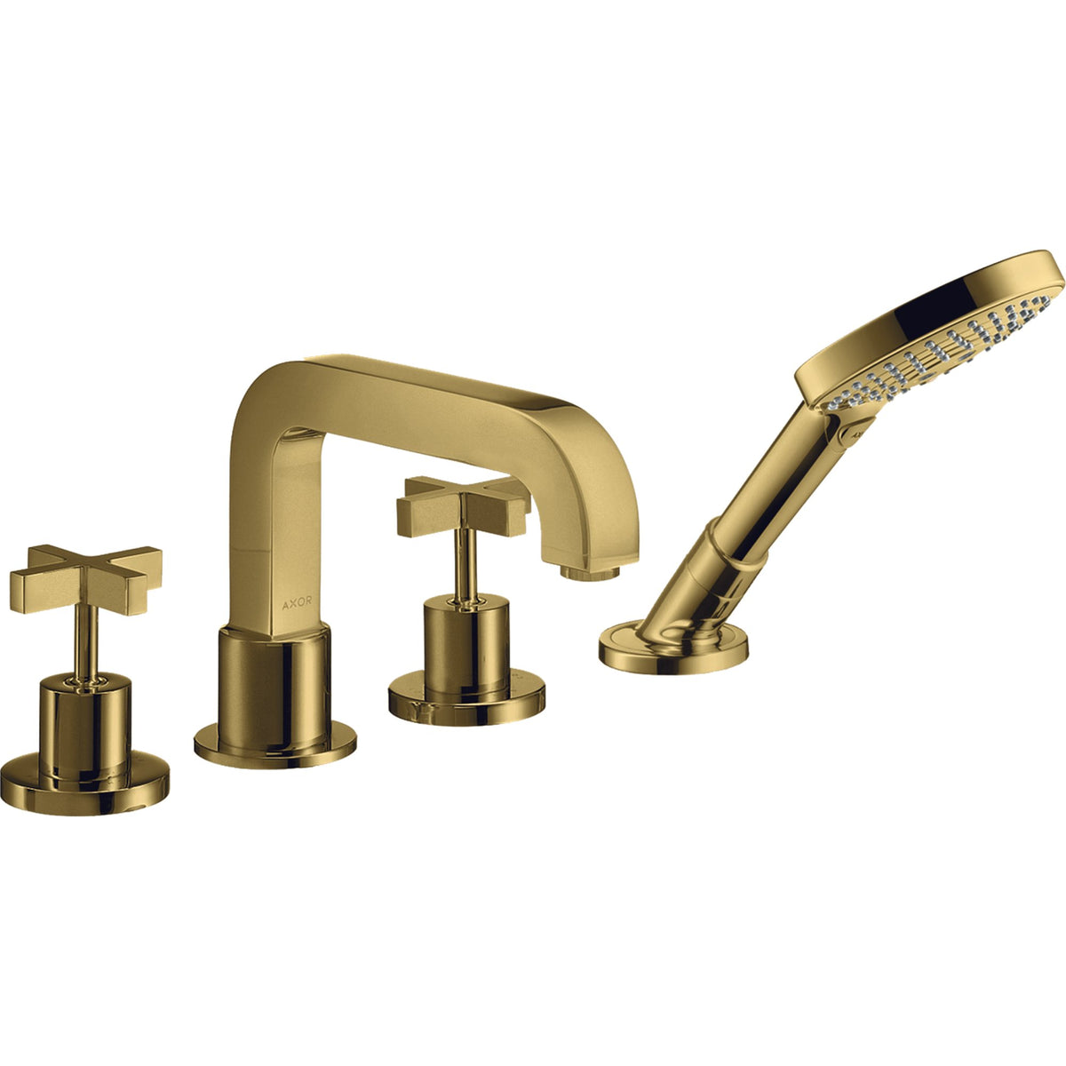 AXOR-Citterio-4-hole-rim-mounted-bath-mixer-with-cross-handles-Polished-Gold-Optic-39445990