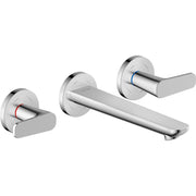 AXOR-Citterio-C-3-hole-basin-mixer-for-concealed-installation-wall-mounted-with-spout-195-mm-Chrome-49070000