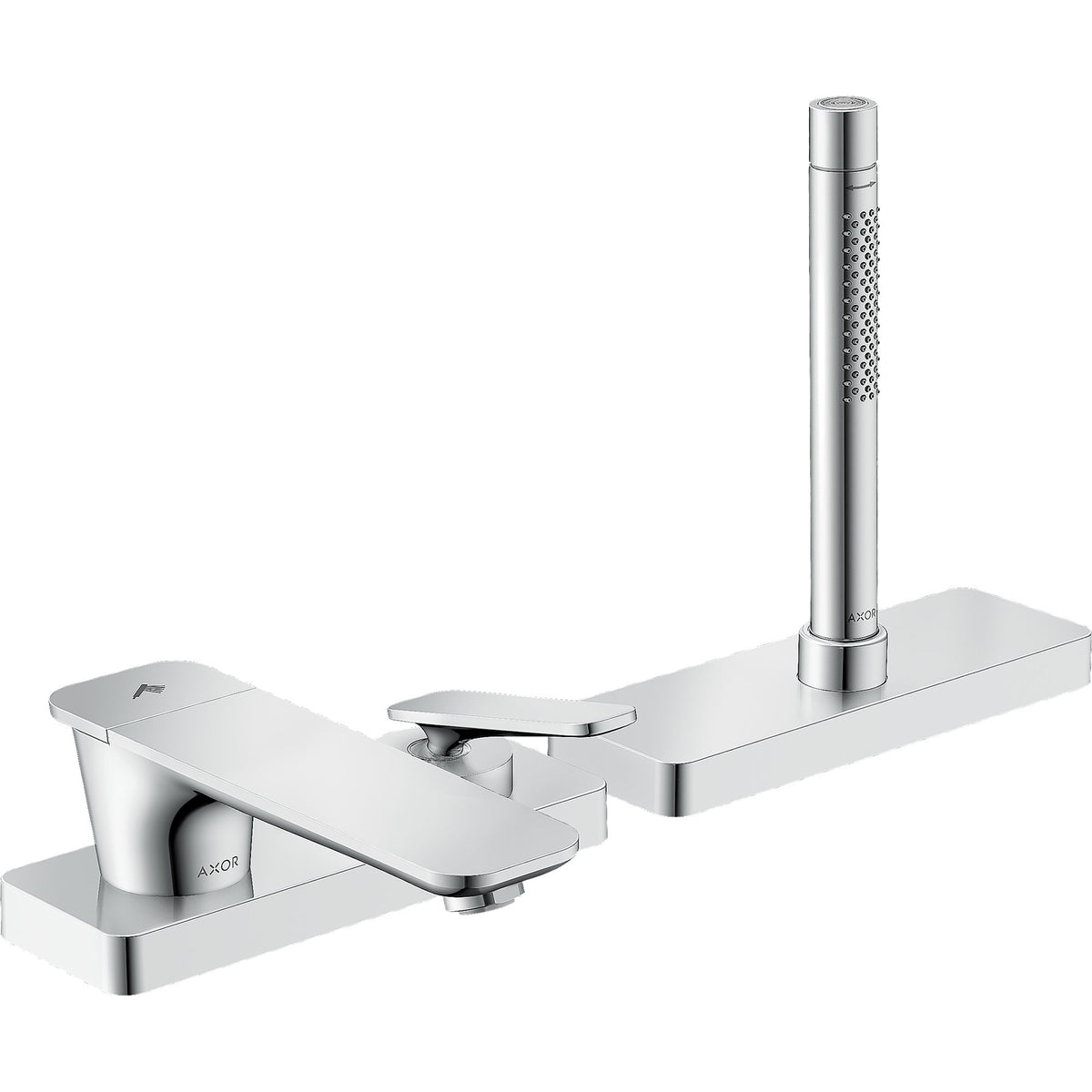 AXOR-Citterio-C-3-hole-rim-mounted-single-lever-bath-mixer-with-sBox-Chrome-49430000