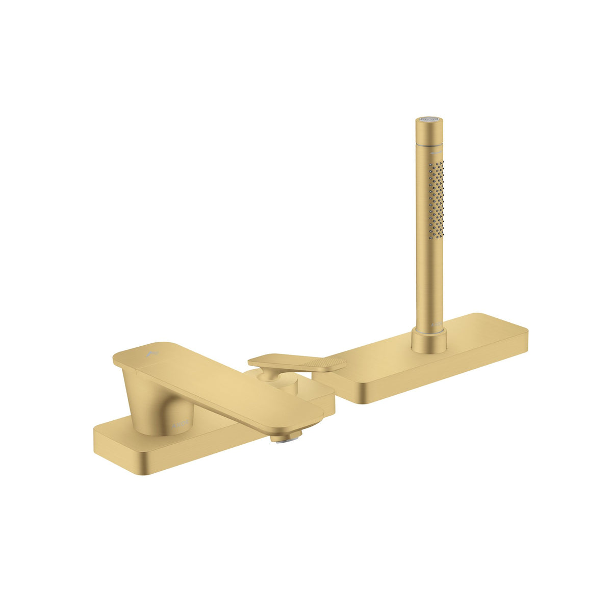 AXOR-Citterio-C-3-hole-rim-mounted-single-lever-bath-mixer-with-sBox-cubic-cut-Brushed-Gold-Optic-49431250