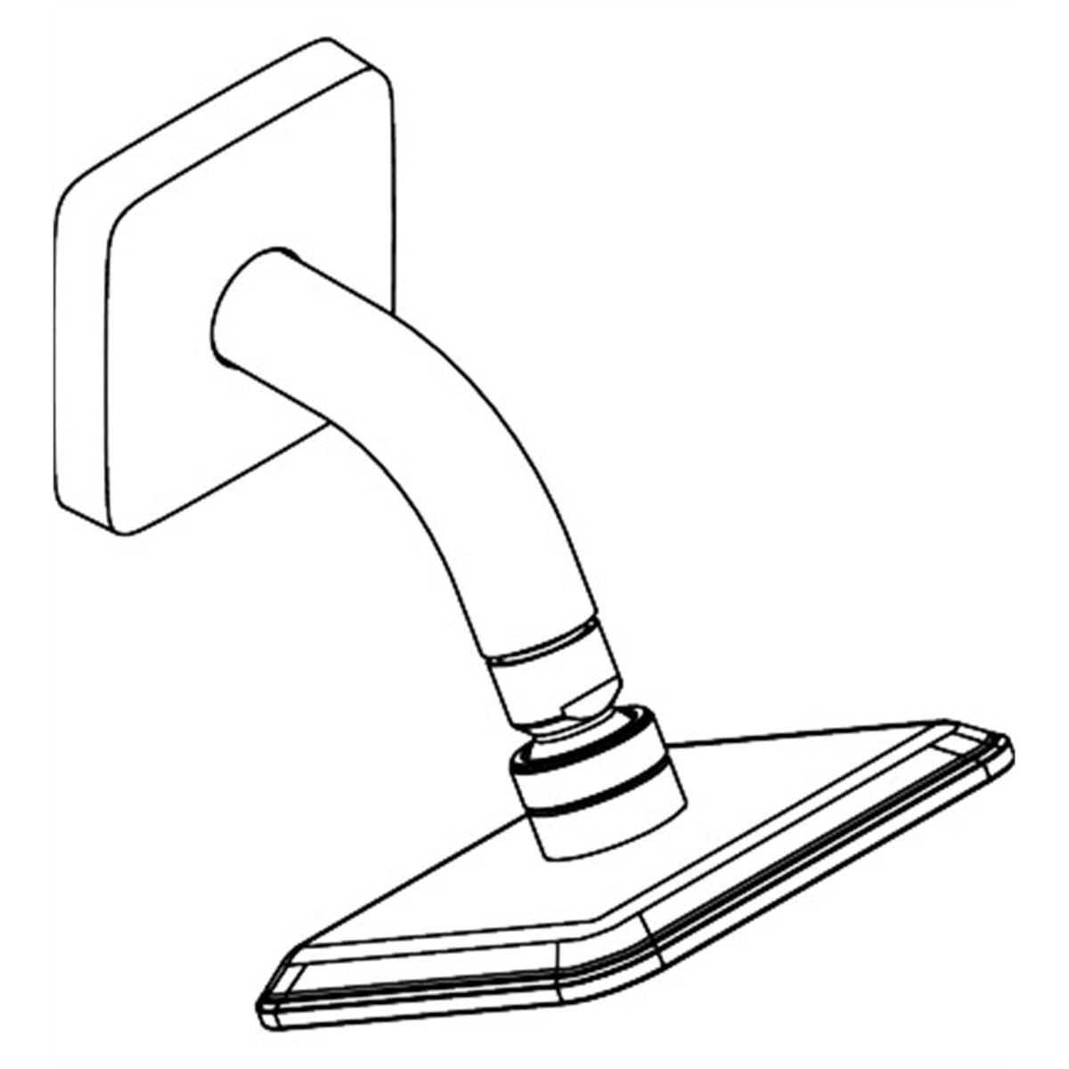 AXOR-Citterio-C-Overhead-shower-120-120-1jet-EcoSmart-with-shower-arm-28810-technical-02