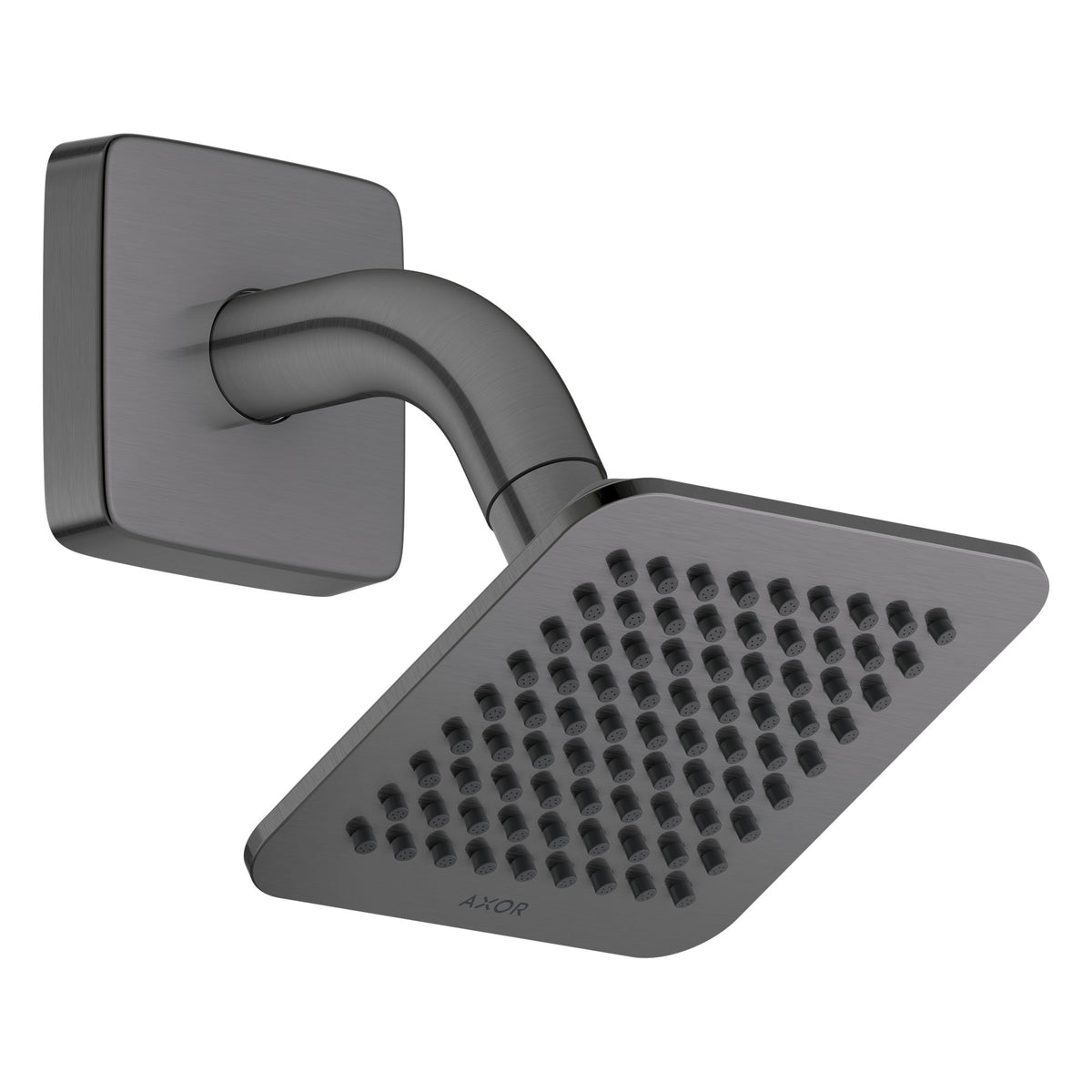 AXOR-Citterio-C-Overhead-shower-120-120-1jet-EcoSmart-with-shower-arm-Brushed-Black-Chrome-28810340