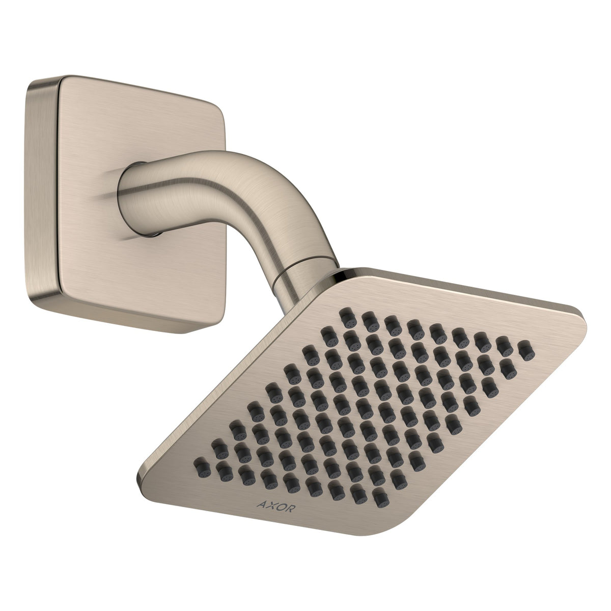 AXOR-Citterio-C-Overhead-shower-120-120-1jet-EcoSmart-with-shower-arm-Brushed-Nickel-28810820