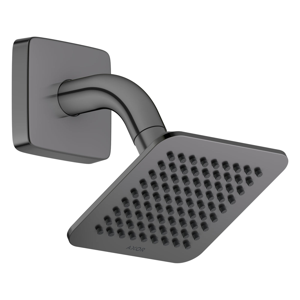 AXOR-Citterio-C-Overhead-shower-120-120-1jet-EcoSmart-with-shower-arm-Polished-Black-Chrome-28810330
