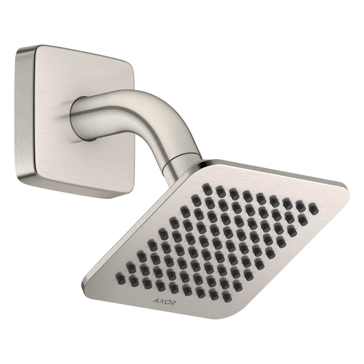 AXOR-Citterio-C-Overhead-shower-120-120-1jet-EcoSmart-with-shower-arm-Stainless-Steel-Optic-28810800