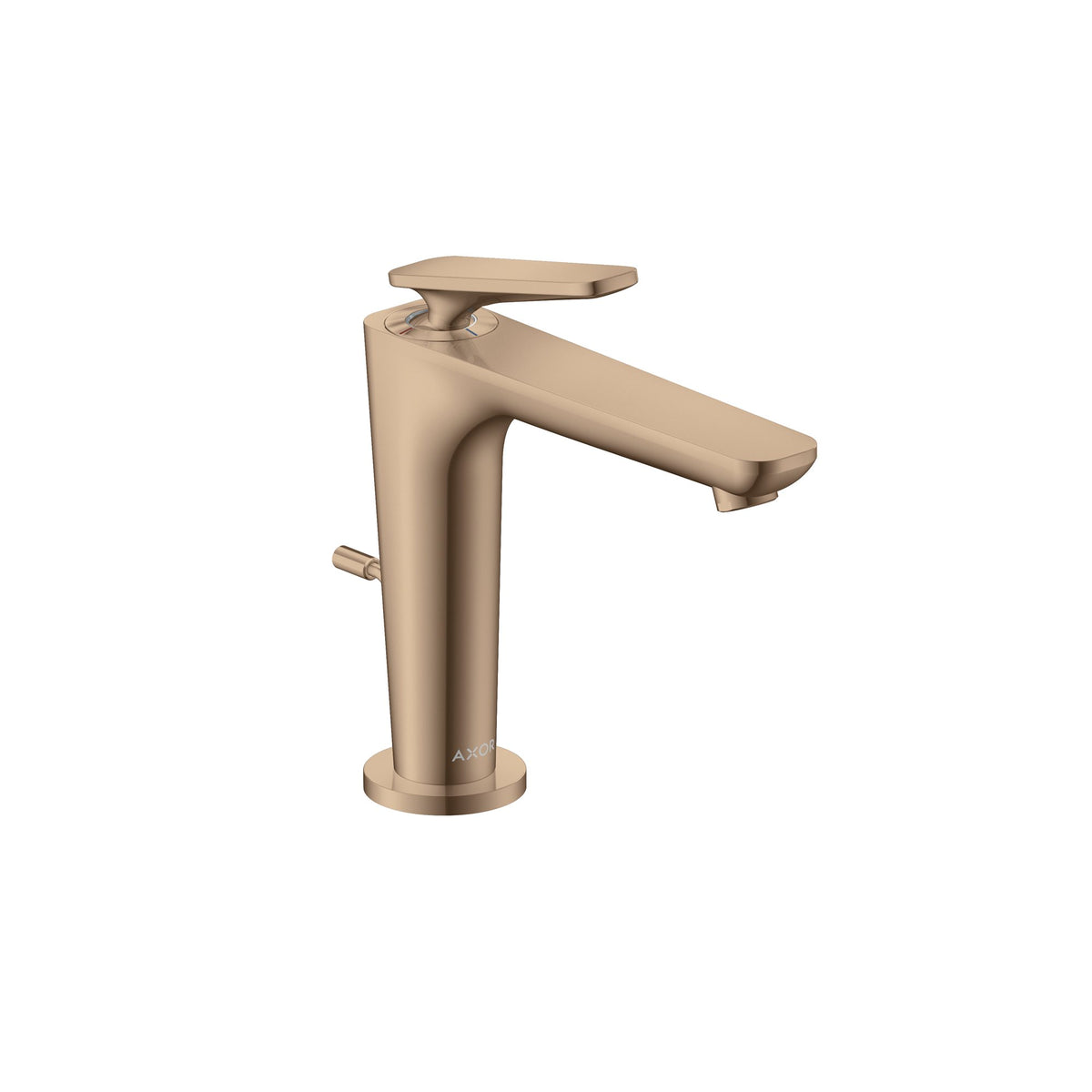 AXOR-Citterio-C-Single-lever-basin-mixer-125-with-CoolStart-and-pop-up-waste-set-Polished-Red-Gold-49030300