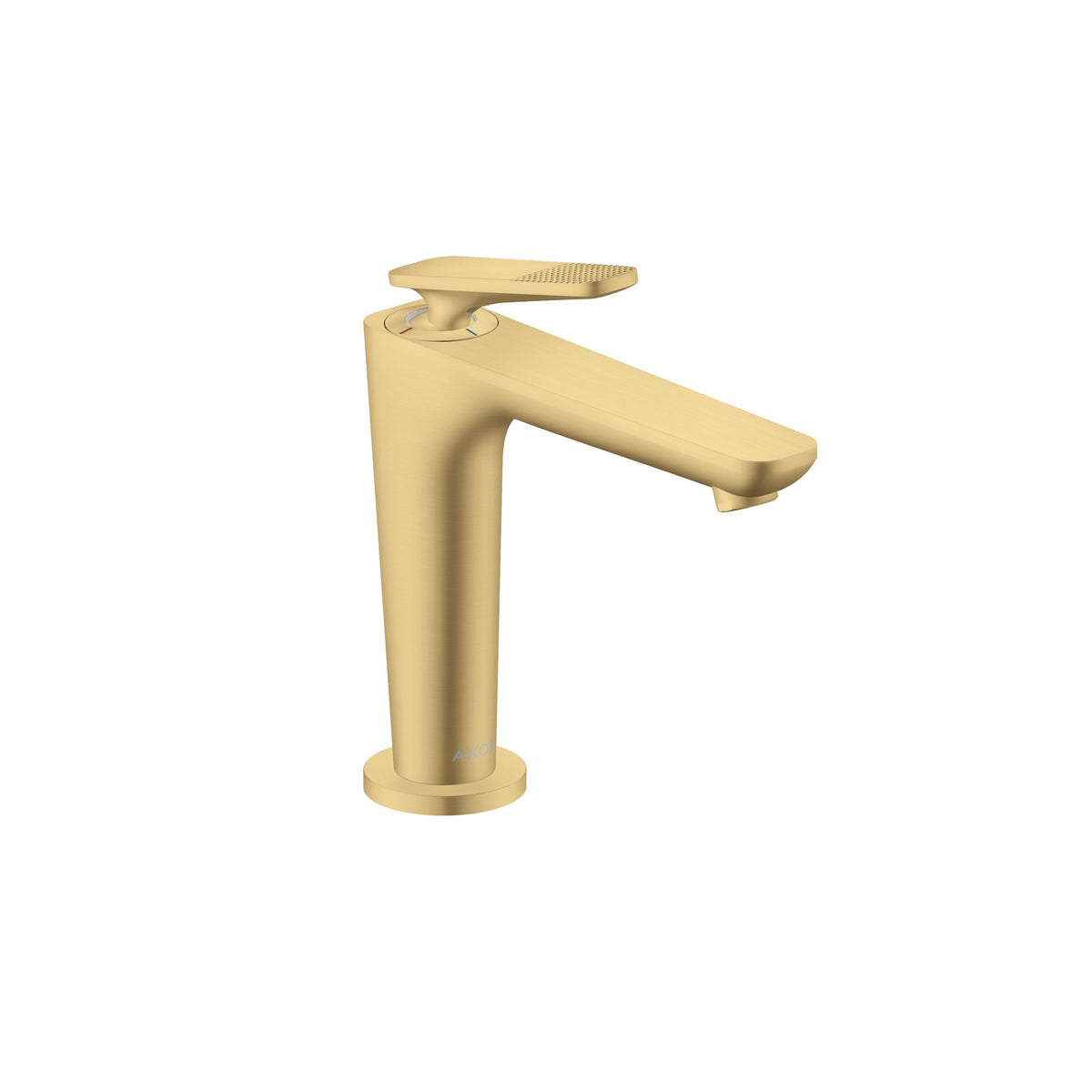 AXOR-Citterio-C-Single-lever-basin-mixer-125-with-CoolStart-and-waste-set-cubic-cut-Brushed-Gold-Optic-49041250