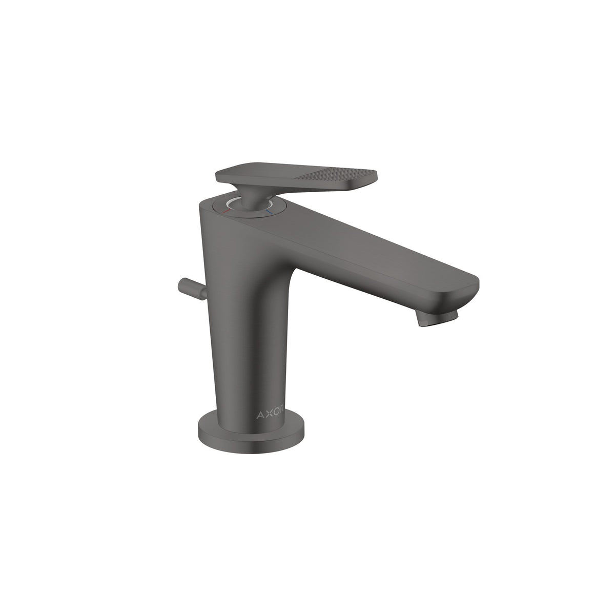 AXOR-Citterio-C-Single-lever-basin-mixer-90-with-CoolStart-for-hand-washbasins-and-pop-up-waste-set-cubic-cut-Brushed-Black-Chrome-49011340