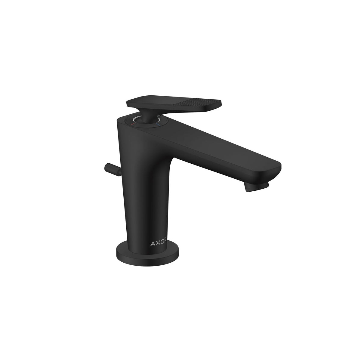 AXOR-Citterio-C-Single-lever-basin-mixer-90-with-CoolStart-for-hand-washbasins-and-pop-up-waste-set-cubic-cut-Matt-Black-49011670