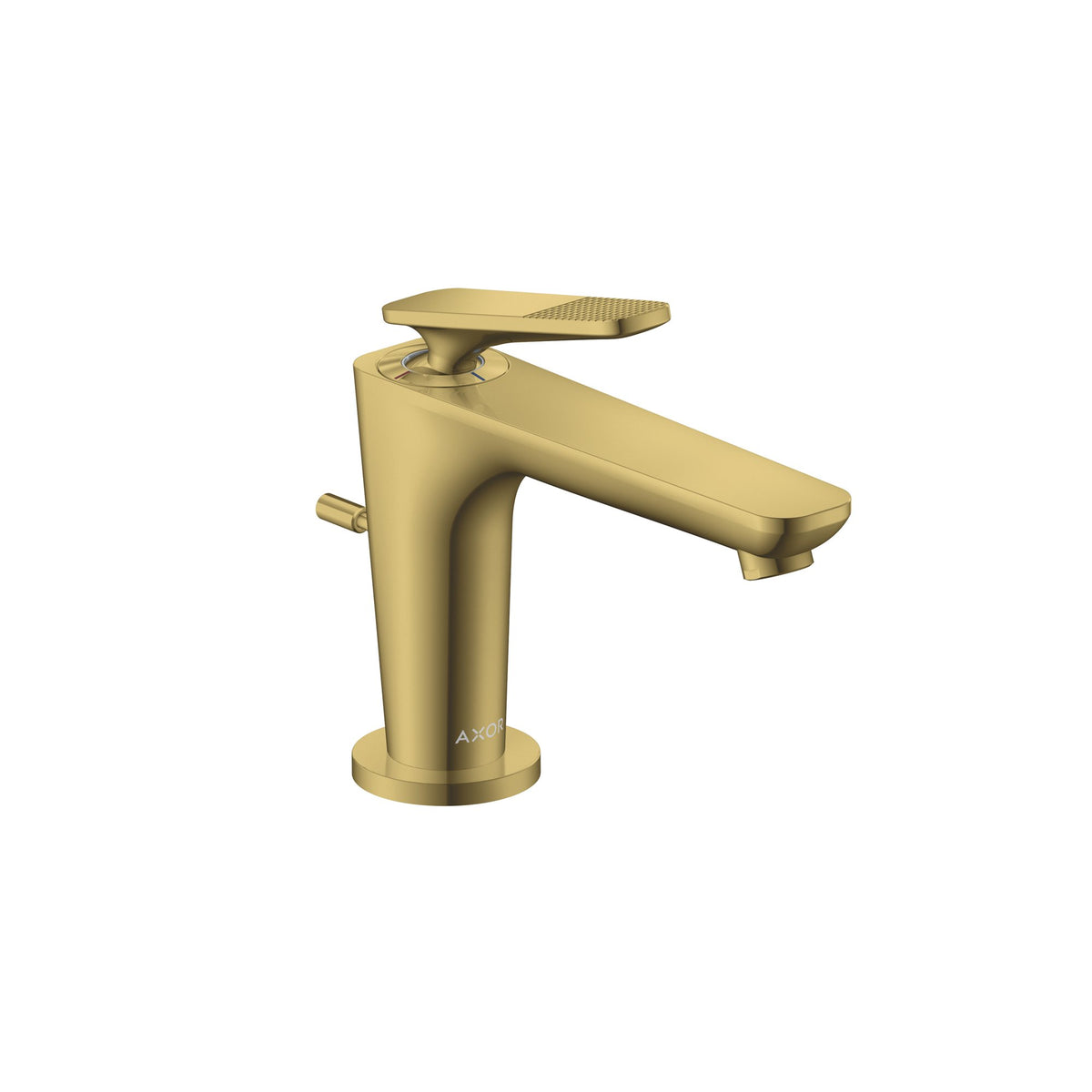 AXOR-Citterio-C-Single-lever-basin-mixer-90-with-CoolStart-for-hand-washbasins-and-pop-up-waste-set-cubic-cut-Polished-Gold-Optic-49011990