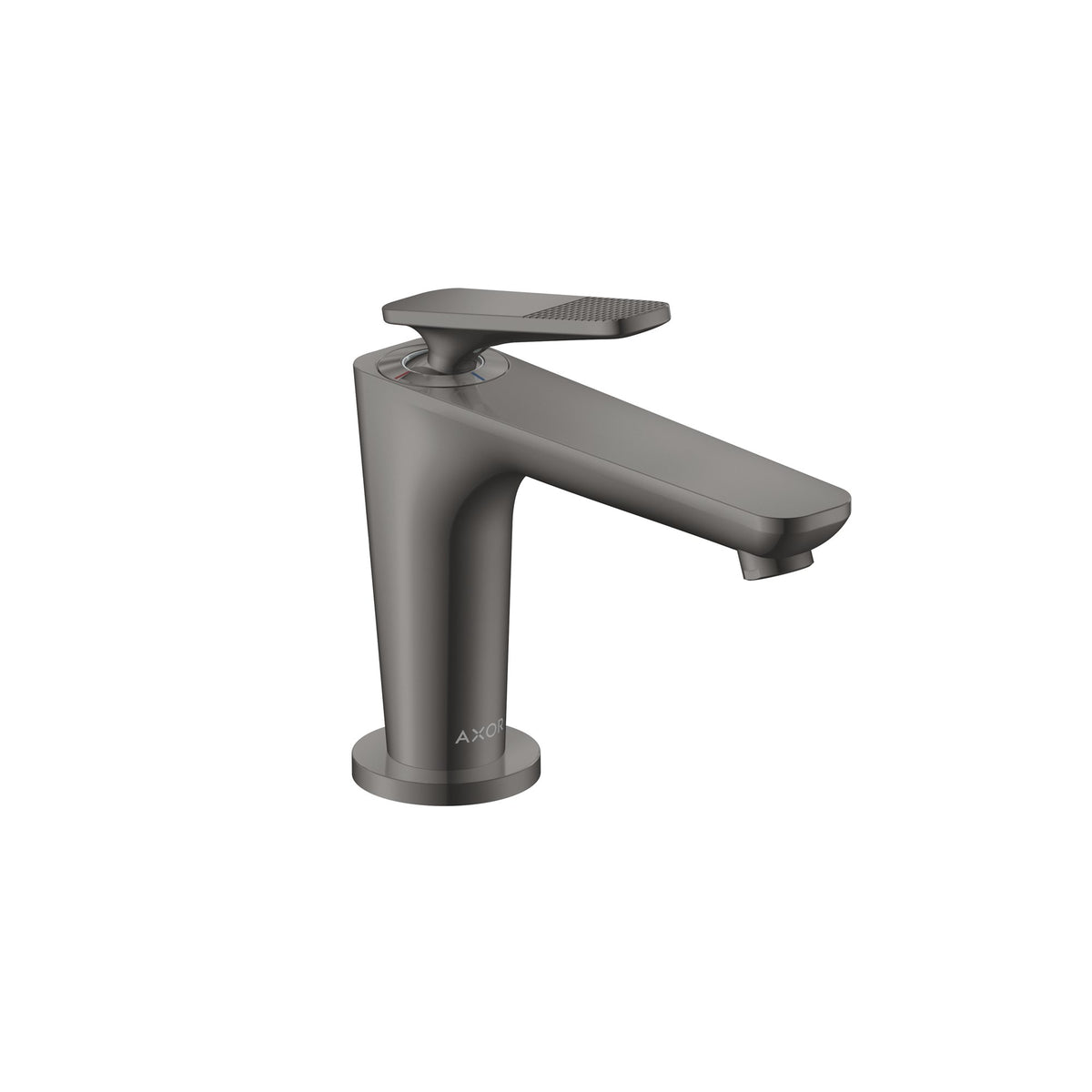 AXOR-Citterio-C-Single-lever-basin-mixer-90-with-CoolStart-for-hand-washbasins-and-waste-set-cubic-cut-Polished-Black-Chrome-49021330
