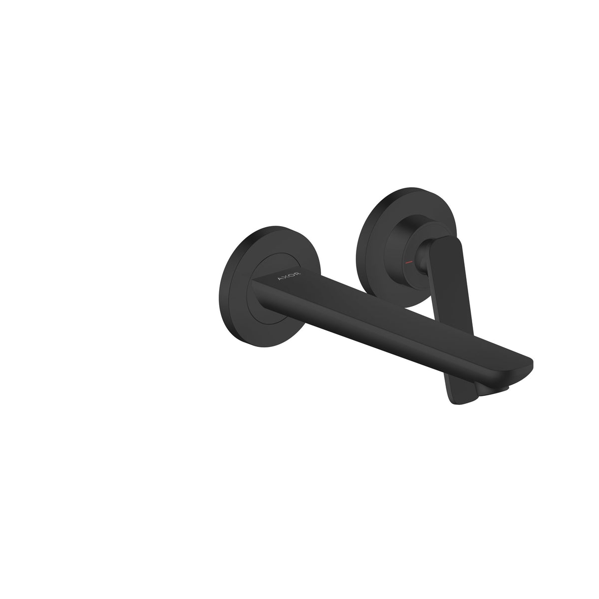 AXOR-Citterio-C-Single-lever-basin-mixer-for-concealed-installation-wall-mounted-with-spout-195-mm-Matt-Black-49110670