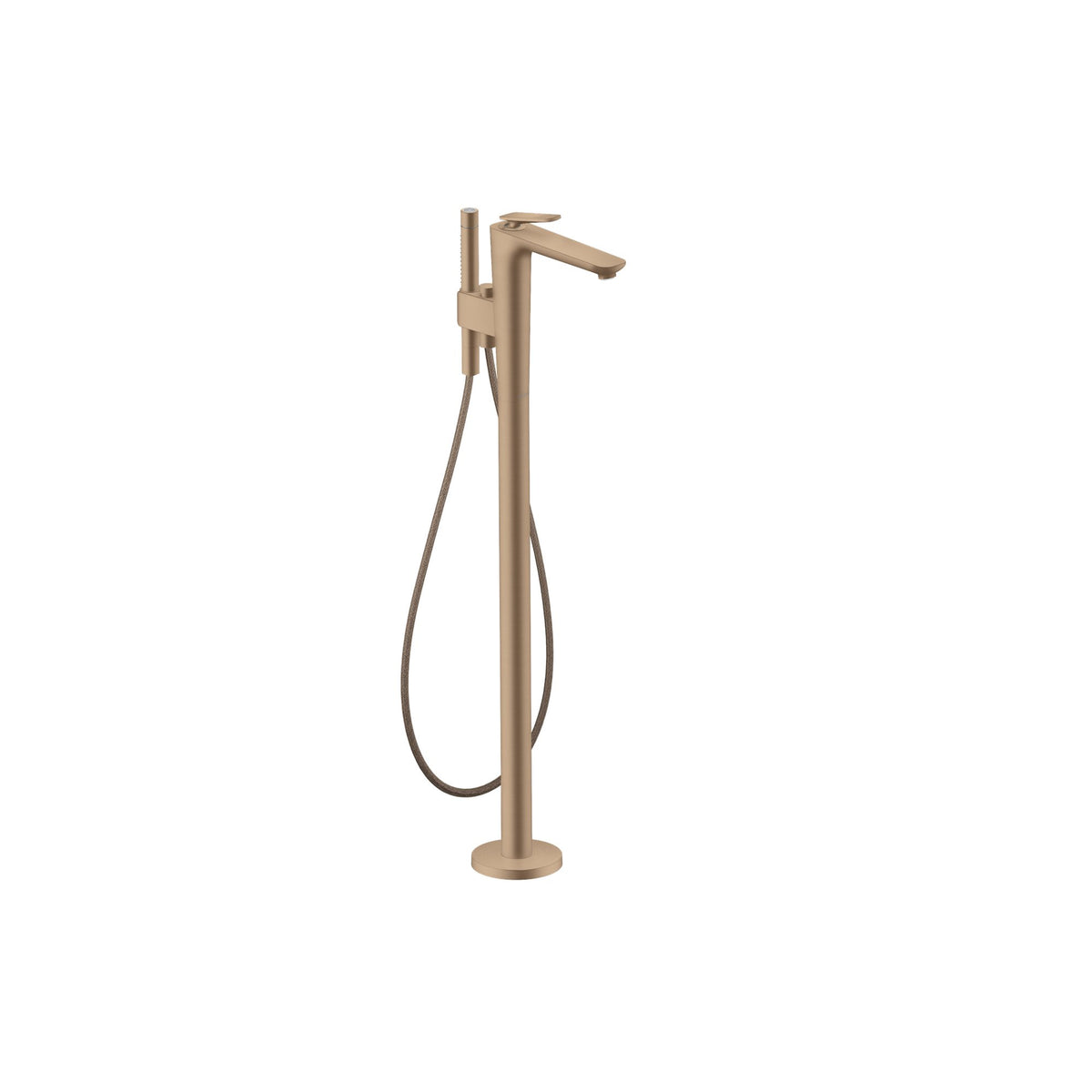 AXOR-Citterio-C-Single-lever-bath-mixer-floor-standing-cubic-cut-Brushed-Red-Gold-49441310